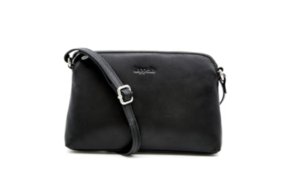 Lapella Ella Leather Crossbody Bag Black (157-1BLACK)