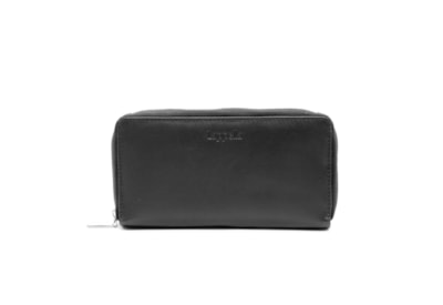 Lapella Emilia Zip Around Purse Black Lg (122-1BLACK)