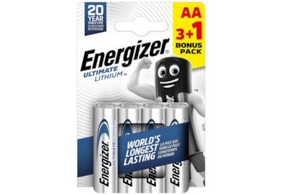 Energizer Ultimate Lithium Aa 3 +1 (ENERL91B3+1)