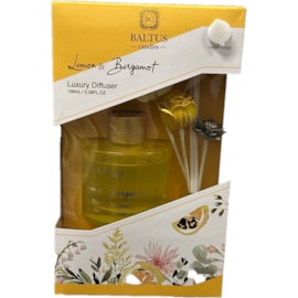Baltus Faux Flowers Lux Reed Diffuser Lemon & Bergamont 100ml (540354)