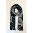 Butterfly Fashion Reversible Feather Scarf Grey