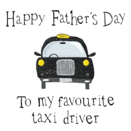 Ling Taxi Driver Fathers Day Card (FHIB0163)