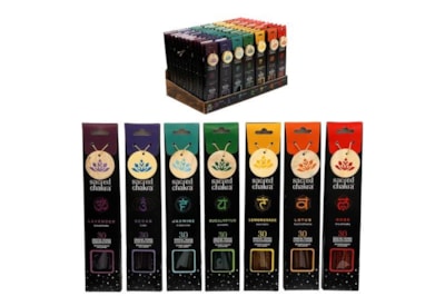 Sifcon Sacred Chakra Incense Sticks w Holder 40pk (FR1339)