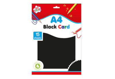 Act A4 15 Sheets Black Card (FSC3-PACJ/3)