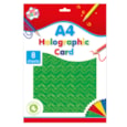 Act A4 8 Sheets Holographic Card 4 Colours (FSC3-PAHY/2)