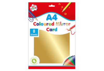 Act A4 8 Sheets Mirror Card 4 Colours (FSC3-PAMG/2)