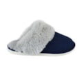 Ks Brands Ladies Super Fluffy Mules Navy (FT2320)