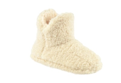 Ks Brands Ladies Teddy Fleece Bootee Cream (FT2361CR)