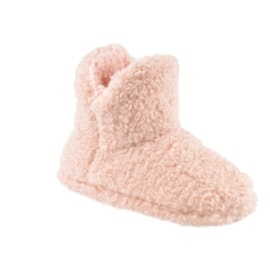 Ks Brands Ladies Teddy Fleece Bootee Pink (FT2361PK)