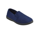 Ks Brands Mens Full Back Herringbone Slipper Blue (FT2405)