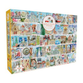 Gibsons Sights & Sounds of Europe Puzzle 1000pc (G7146)