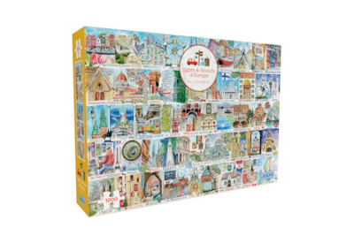 Gibsons Sights & Sounds of Europe Puzzle 1000pc (G7146)