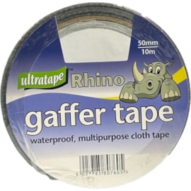 Ultratape Rhino Black Cloth Tape 50mm x 10m (004695010BKRH)