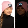 rjm Kids Pink Led Hat 6-9 & 10-13 Years (GL1077)