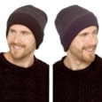 Mens Knitted Hat w Fleece Lining (GL1178)