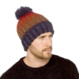 Mens Cable Beanie Hat w Pom Pom (GL1190)