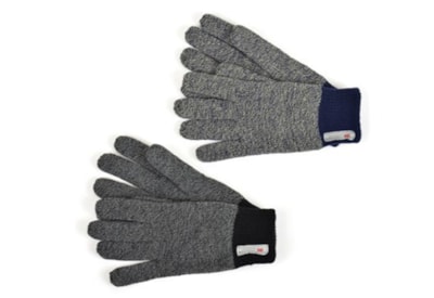 rjm Mens Fleece Lined Knitted Thinsulate Gloves (GL603)