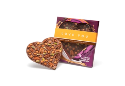 Gnaw Chocolate Heart Rather Nutty 220g (GN0283)