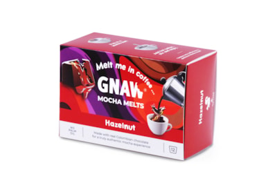 Gnaw Mocha Melts Hazelnut 12s 240g (GN0287)