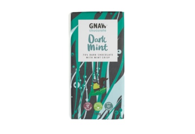 Gnaw 70% Dark Mint Chocolate Bar 100g (GN0204)