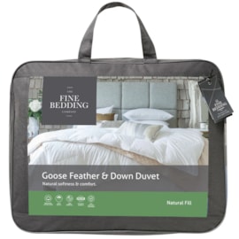 Fine Bedding Company Goose Feather & Down Duvet 13.5tog Double (N1SDFNGFD213D)