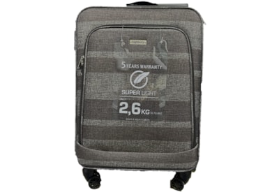 Highbury 8w Suitcase Grey/stripe 20" (HBY-0104-GRY/STR20")