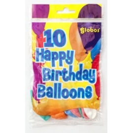 Globos Balloons Happy Birthday 10s (GLO/HB)