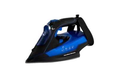 Hamilton Beach Pro Steammax 3000w Steam Iron Black & Blue (HB608BB)