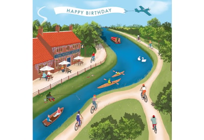 Ling A Day On The River Birthday Card (HH0414)