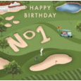 Ling On The Course Birthday Card (HH0418)