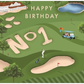 Ling On The Course Birthday Card (HH0418)