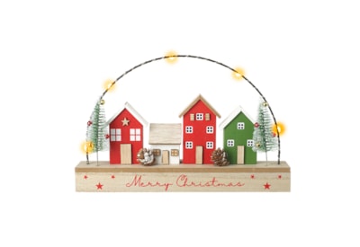 Heaven Sends Merry Christmas Light Up House (HHH699)