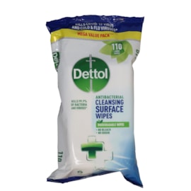 Dettol Cleanse Surface Wipes 110's (HODET135)