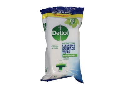 Dettol Cleanse Surface Wipes 110's (HODET135)