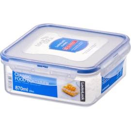 Lock&lock Easy Essentials Rectangular Food Storage Container, 88-Ounce, Size: 1, Clear