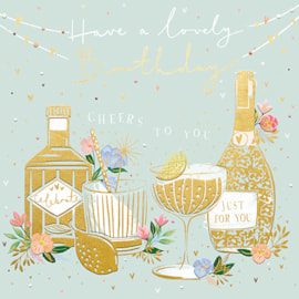 Ling Design Cheers To You Card (II1358)