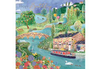 Ling Afternoon By The River Birthday Card (II1368)