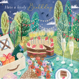 Ling Garden Party Birthday Card (II1372)