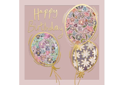 Ling Pretty Balloons Birthday Card (II1393)