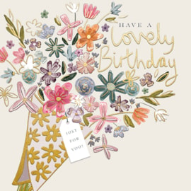 Ling Birthday Blooms Birthday Card (II1394)