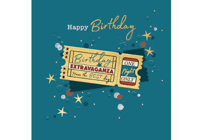 Ling Golden Ticket Birthday Card (IJ0216)