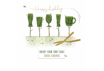 Ling Beer Garden Birthday Card (IJ0217)