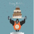 Ling Monkey-ing Around Birthday Card (IJ0221)