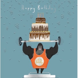 Ling Monkey-ing Around Birthday Card (IJ0221)