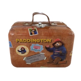 Infinity Brands Paddington Bear Suitcase Tin w Tea & Shortbread (INF540)