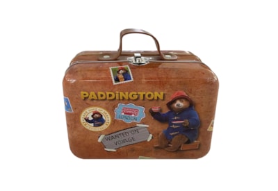 Infinity Brands Paddington Bear Suitcase Tin w Tea & Shortbread (INF540)