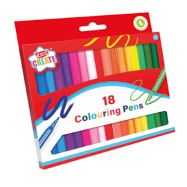 Act 18 Fibre Tip Colouring Pens (JFYP/2)