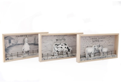 Sifcon Wooden Farm 3d Plaque 34x18 (KG0966)