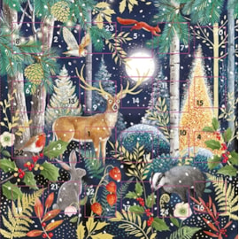 Ling Design Magical Woodland Advent Calendar Card (LADVC003)