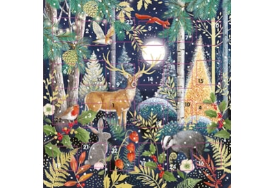 Ling Design Magical Woodland Advent Calendar Card (LADVC003)